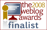The 2008 Weblog Awards Finalist